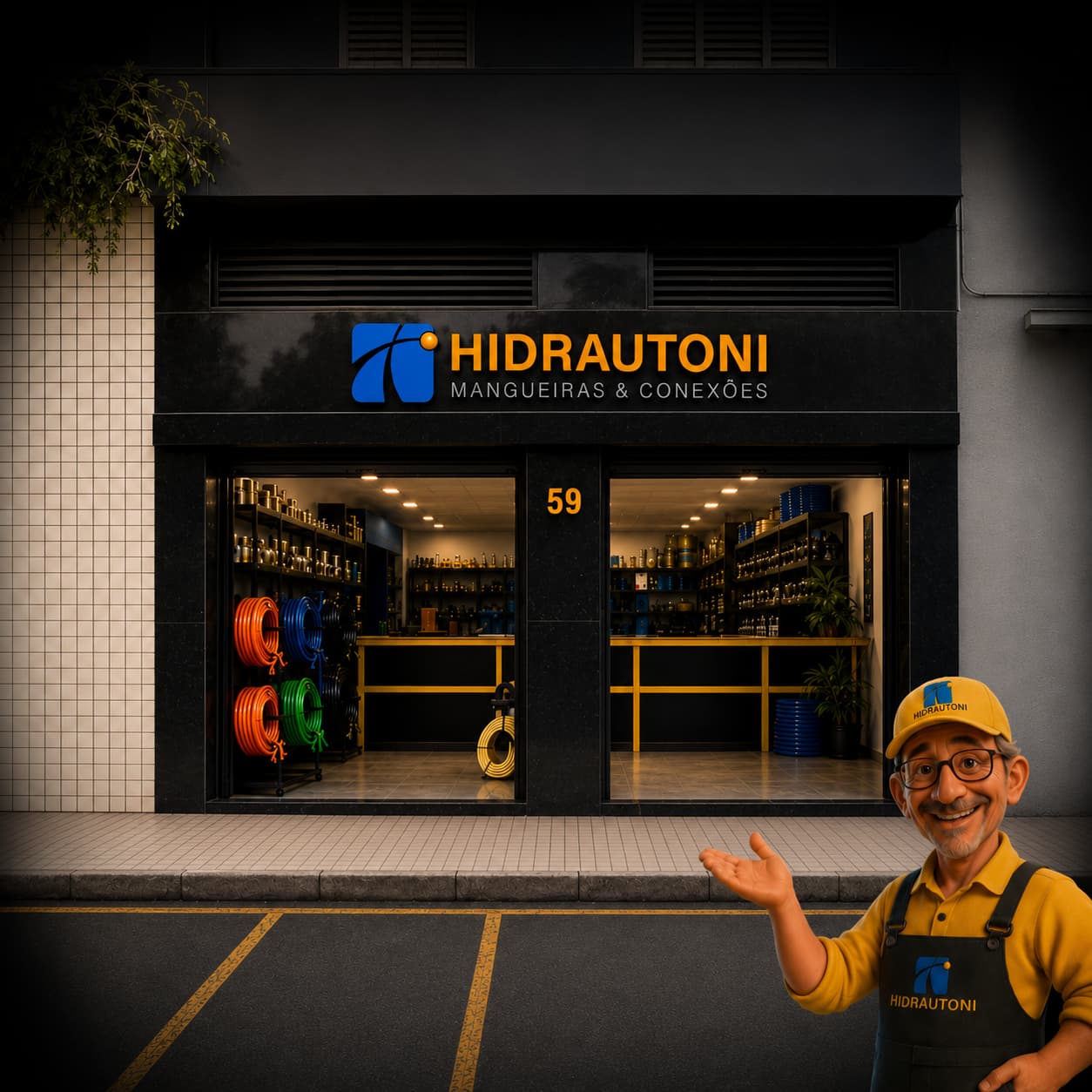 HIDRAUTONI — oficina de mangueiras e conexões hidráulicas em Belo Horizonte